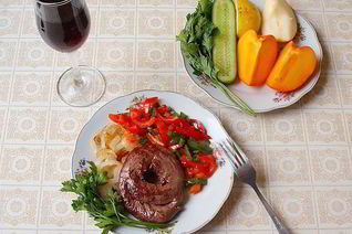 Стейки из телячьего сердца