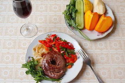 Стейки из телячьего сердца