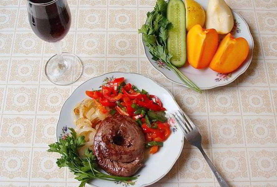 Стейки из телячьего сердца