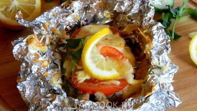 стейки кеты в духовке