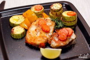 Стейки трески жареные