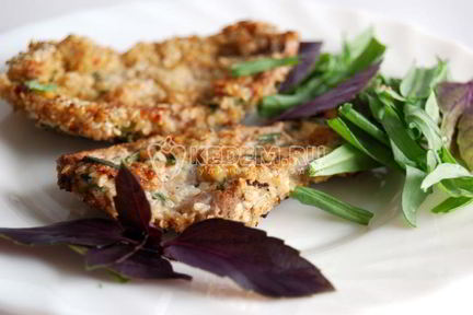 Стейки в кунжуте и розмарине