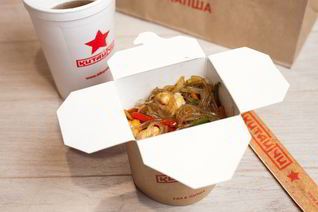 Стеклянная лапша с креветками