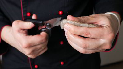 стеклянная лапша с креветками