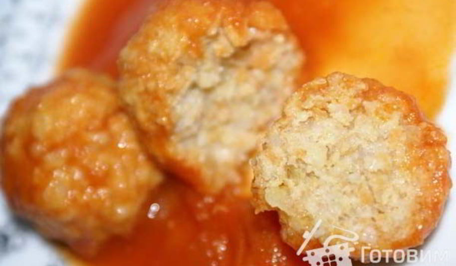 Рецепт детских тефтелек фрикадельки в томатном соусе