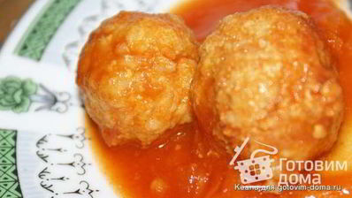 детские тефтельки фрикадельки в томатном соусе
