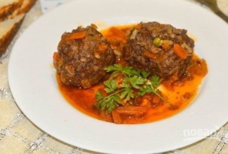 Диетические тефтели в мультиварке