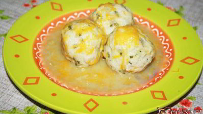 индюшиные тефтели в молочной подливе