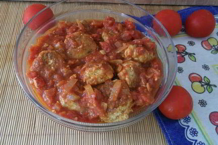 Итальянские тефтельки в томатном соусе