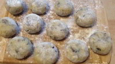 картофельные тефтели с грибами