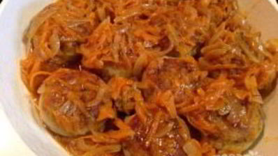 картофельные тефтели с грибами