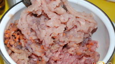 курино-свинные тефтели, запеченные в соусе