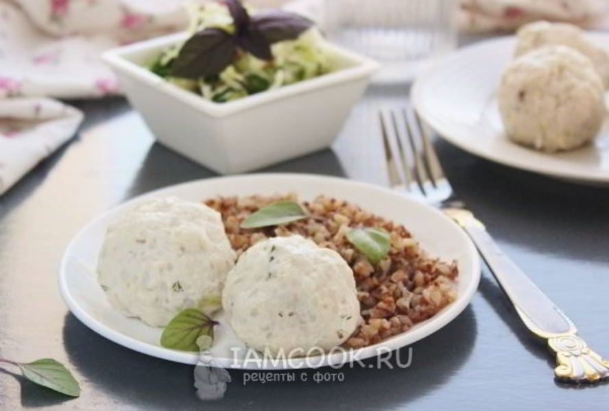 Куриные тефтели на пару в мультиварке