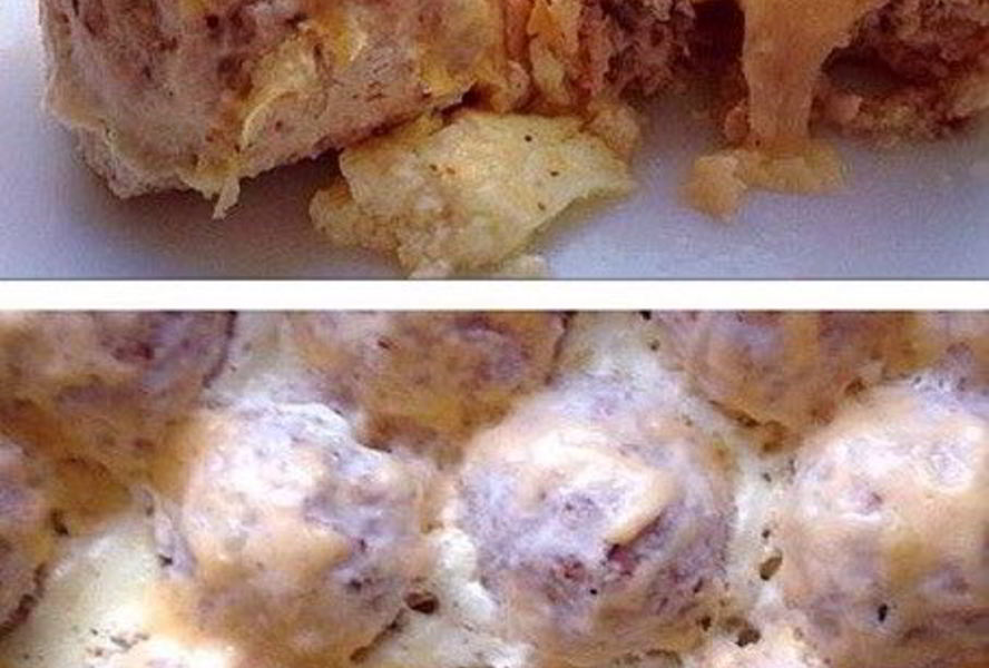 Куриные тефтели с гречкой и сыром