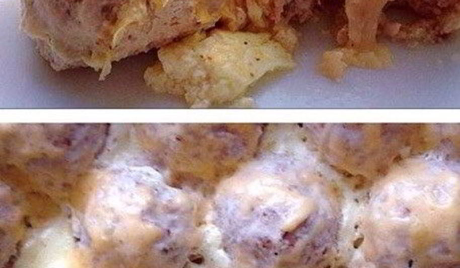 Рецепт куриных тефтелей с гречкой и сыром