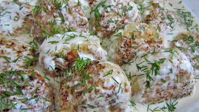 куриные тефтели с цукини и рисом