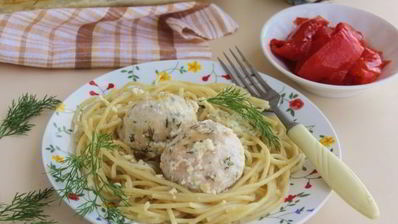 куриные тефтели в сливочном соусе в духовке