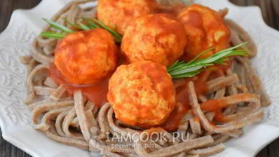 куриные тефтели в томатном соусе