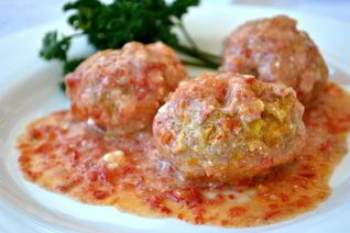 Мясные тефтели с тыквой