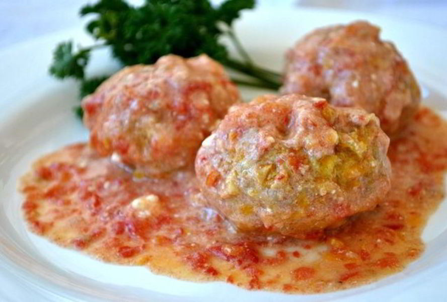 Мясные тефтели с тыквой