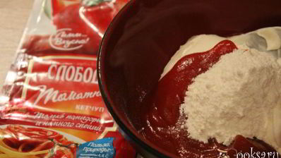 мясные тефтели в сметанно-томатном соусе