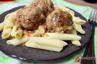 Мясные тефтели в соусе со сладким перцем