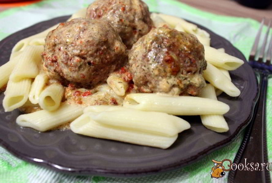 Мясные тефтели в соусе со сладким перцем