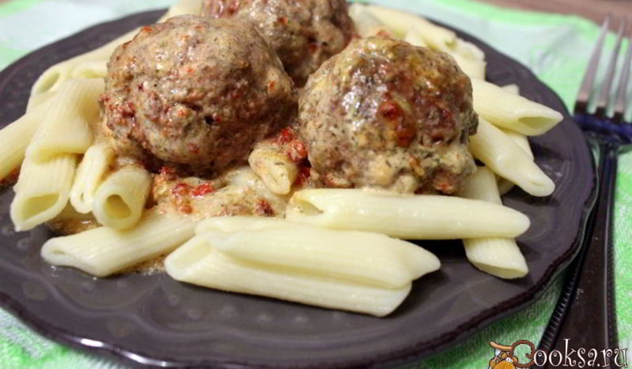 Рецепт мясных тефтелей в соусе со сладким перцем