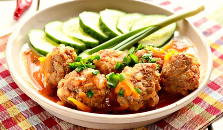 Рецепт мясных тефтелей в томатной заправке
