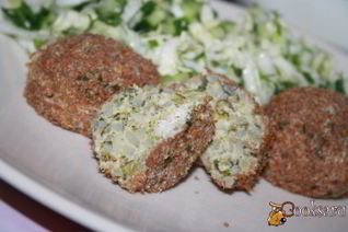 Паровые куриные тефтельки с отрубями