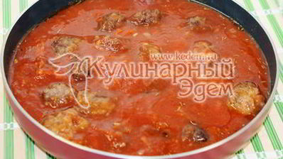 паста с тефтелями