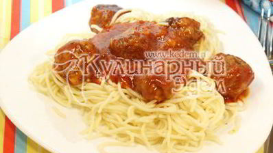 паста с тефтелями