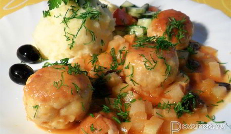 Рецепт рыбных тефтелей по-молдавски