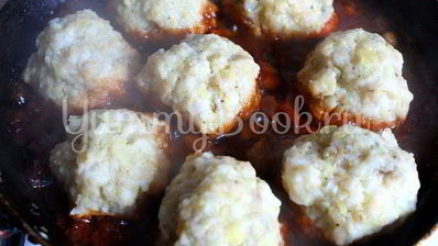 рыбные тефтели с грибным соусом