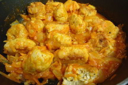 Рыбные тефтели в томатном соусе