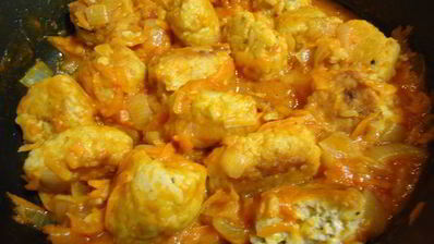 рыбные тефтели в томатном соусе