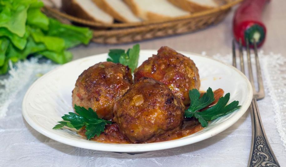 Рецепт тефтелей без риса с подливкой в духовке