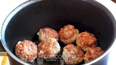 тефтели из говяжьего фарша с подливкой