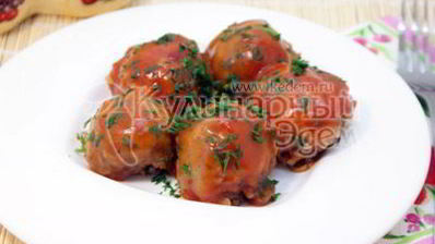 тефтели из гречки с грибами