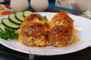 Тефтели из индейки с подливкой