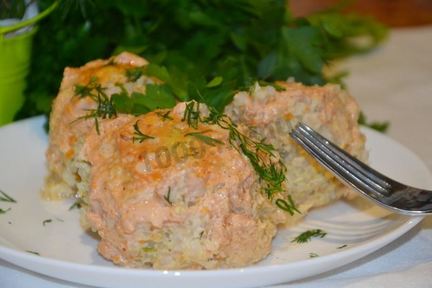 Тефтели из индейки в духовке с рисом