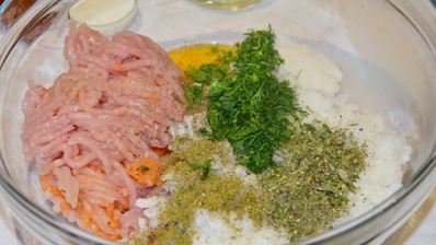 тефтели из индейки в духовке с рисом