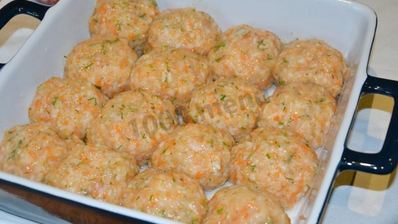 тефтели из индейки в духовке с рисом