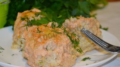 тефтели из индейки в духовке с рисом