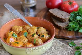 Тефтели из индейки в мультиварке