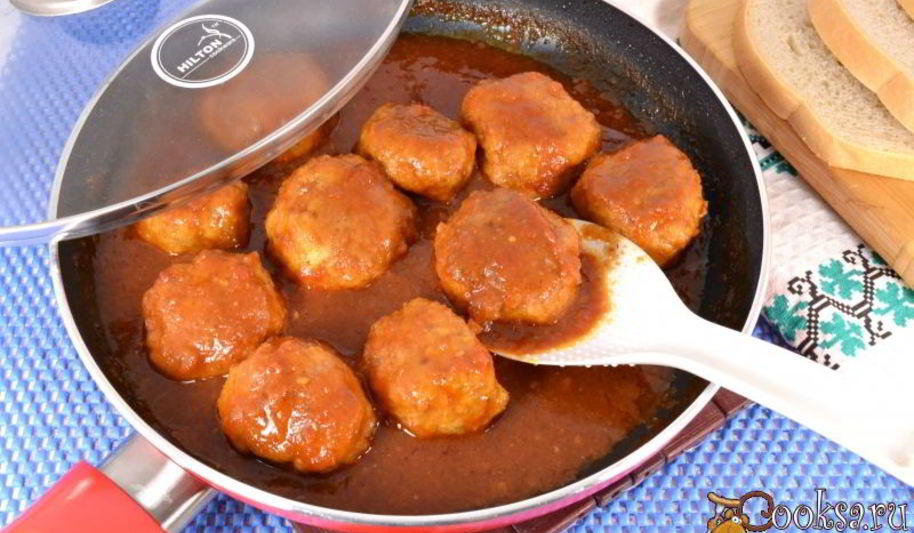 Рецепт тефтелей из смешанного фарша в томатно-апельсиновом соусе