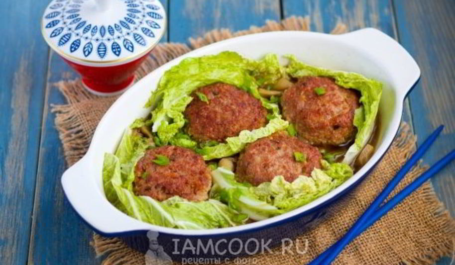 Рецепт тефтелей львиных головы