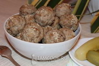 Тефтели с гречкой