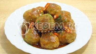 тефтели с тыквой