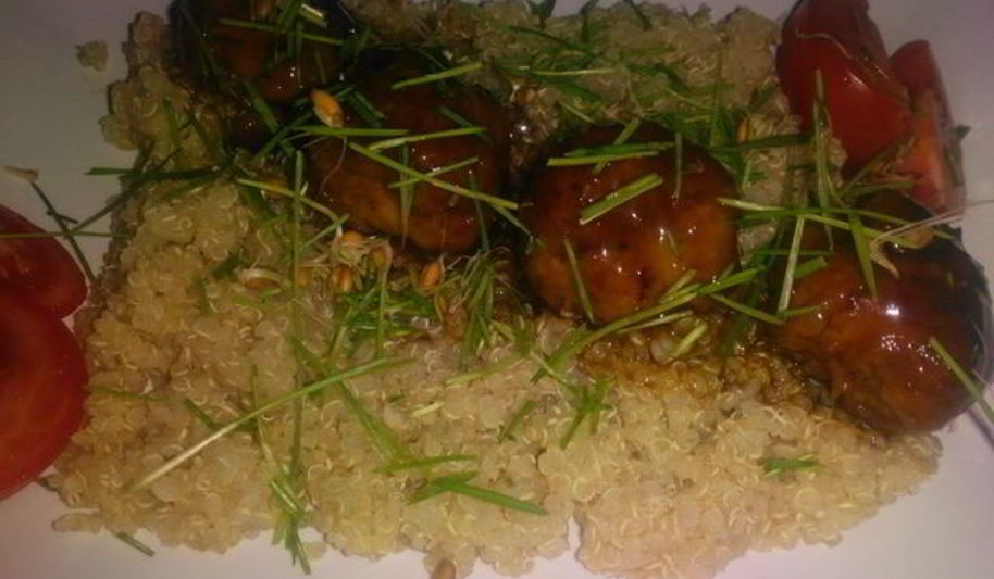 Рецепт тефтелей терияки с киноа